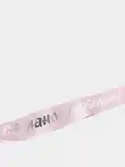 Розовый лента с надписью "Сделано с любовью"