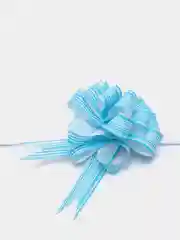 Голубой бант-шар № 1,8 "Тонкие полоски" 2 штук, разных цветов