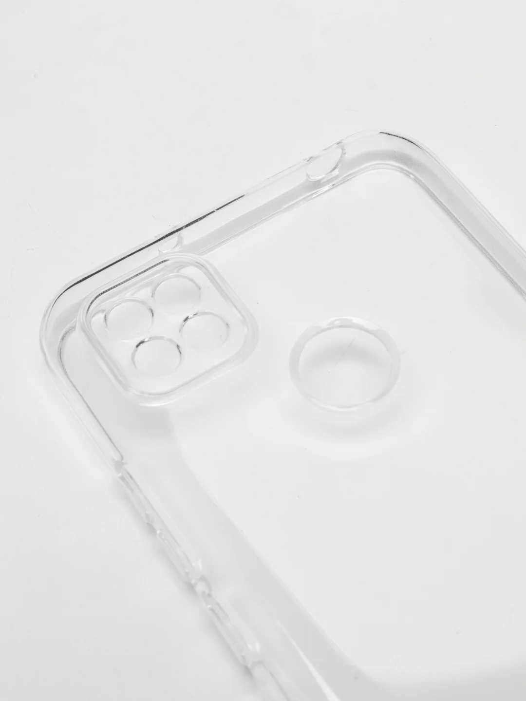 Плотный чехол на Xiaomi Redmi 9C/9C NFC/10A, с защитой камеры, 1.5 мм, силикон прозрачный