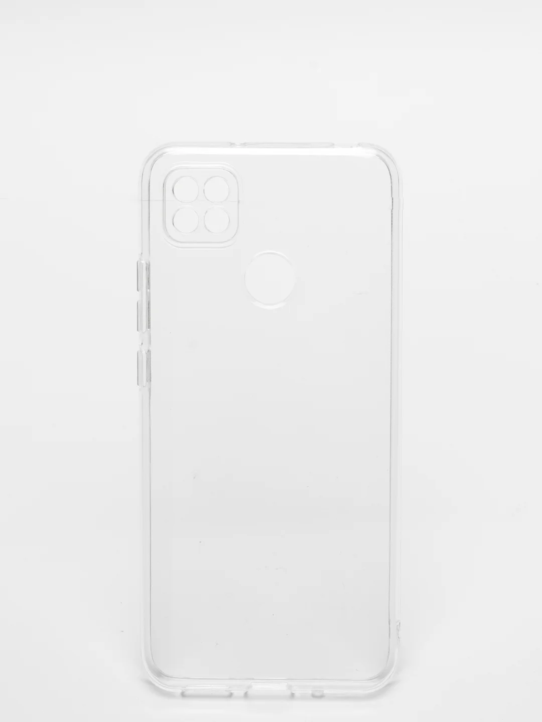 Плотный чехол на Xiaomi Redmi 9C/9C NFC/10A, с защитой камеры, 1.5 мм, силикон прозрачный