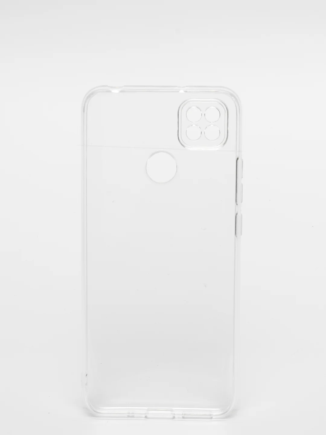 Плотный чехол на Xiaomi Redmi 9C/9C NFC/10A, с защитой камеры, 1.5 мм, силикон прозрачный