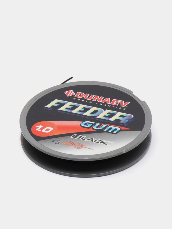 Резина для фидерной оснастки Dunaev Feeder Gum Black, рыболовная