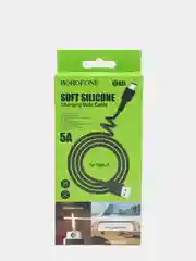 Белый мощный надёжный Кабель Быстрой зарядкой iPhone и Android, Type-C, Lightning, Micro USB 5А