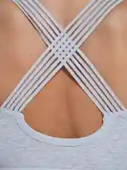 Серый топ женский без застежек