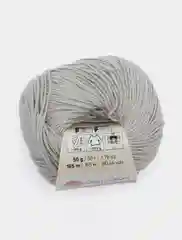 Серый пряжа YarnArt Baby cotton, 50 г, 165 м, акрил и хлопок