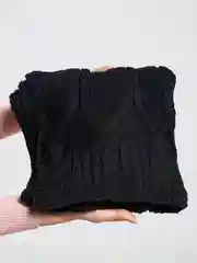 Черный шарф женский DIAMD