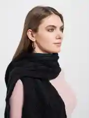 Черный шарф женский DIAMD