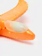 Оранжевый самолет из пенопласта