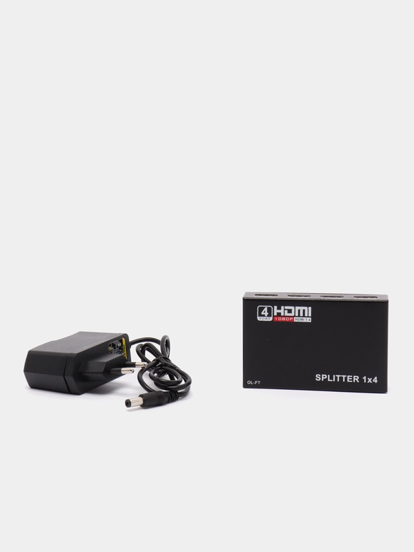 Hdmi разветвитель, делитель, сплиттер, разделитель, усилитель, Splitter 1 вход на 4 выхода