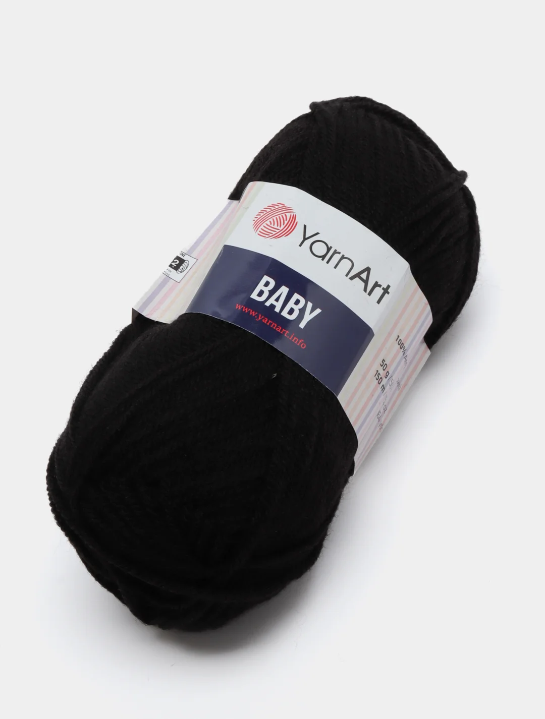 Черный пряжа YarnArt "Baby",  50 г