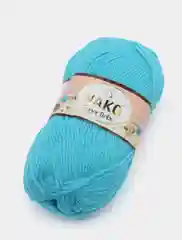 Серый меланж пряжа Nako super bebe