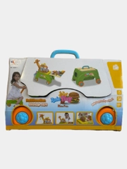Игровой набор 3 в 1, Кухня, каталка, чемоданчик