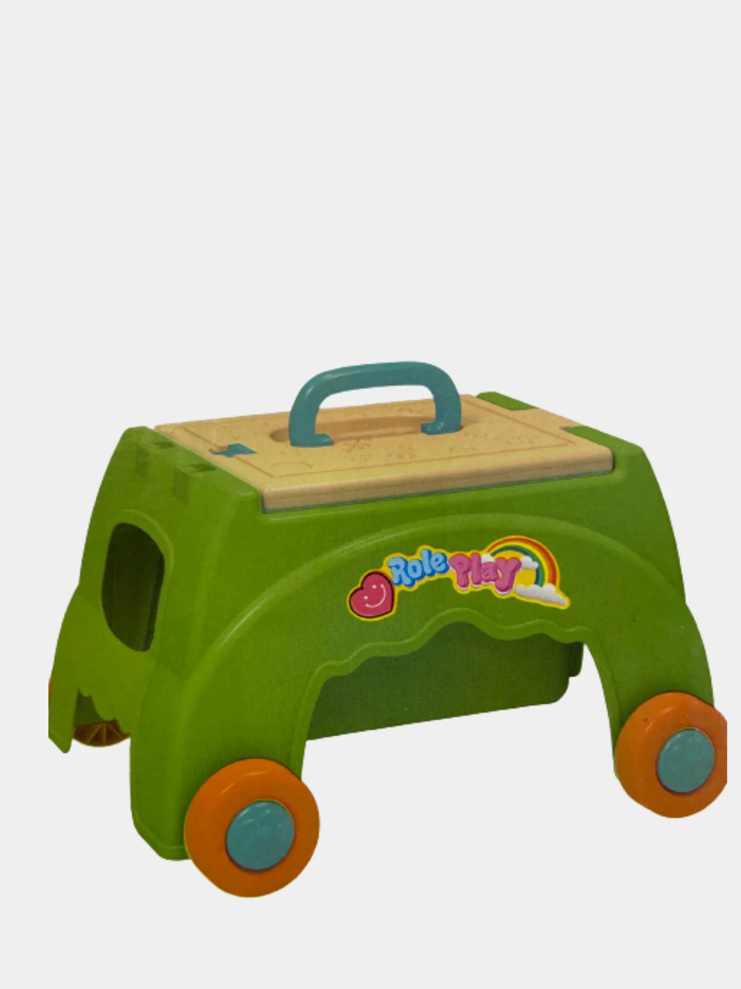 Игровой набор 3 в 1, Кухня, каталка, чемоданчик