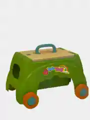 Игровой набор 3 в 1, Кухня, каталка, чемоданчик