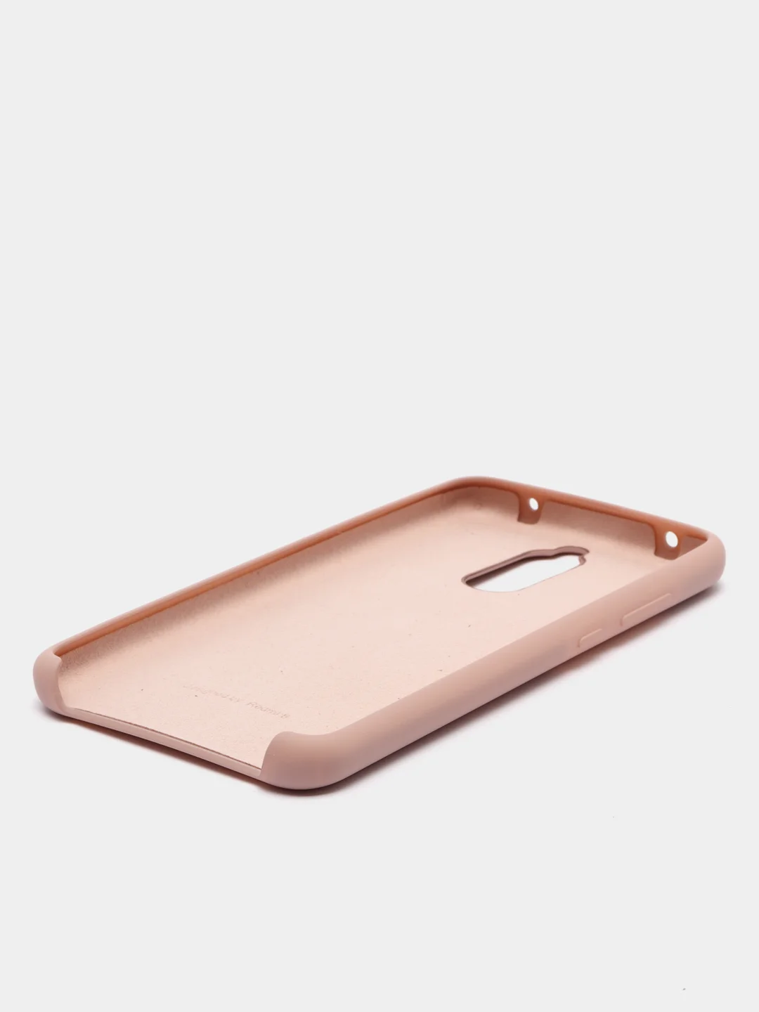 Бежевый чехол с бархатом внутри для Xiaomi Redmi 8