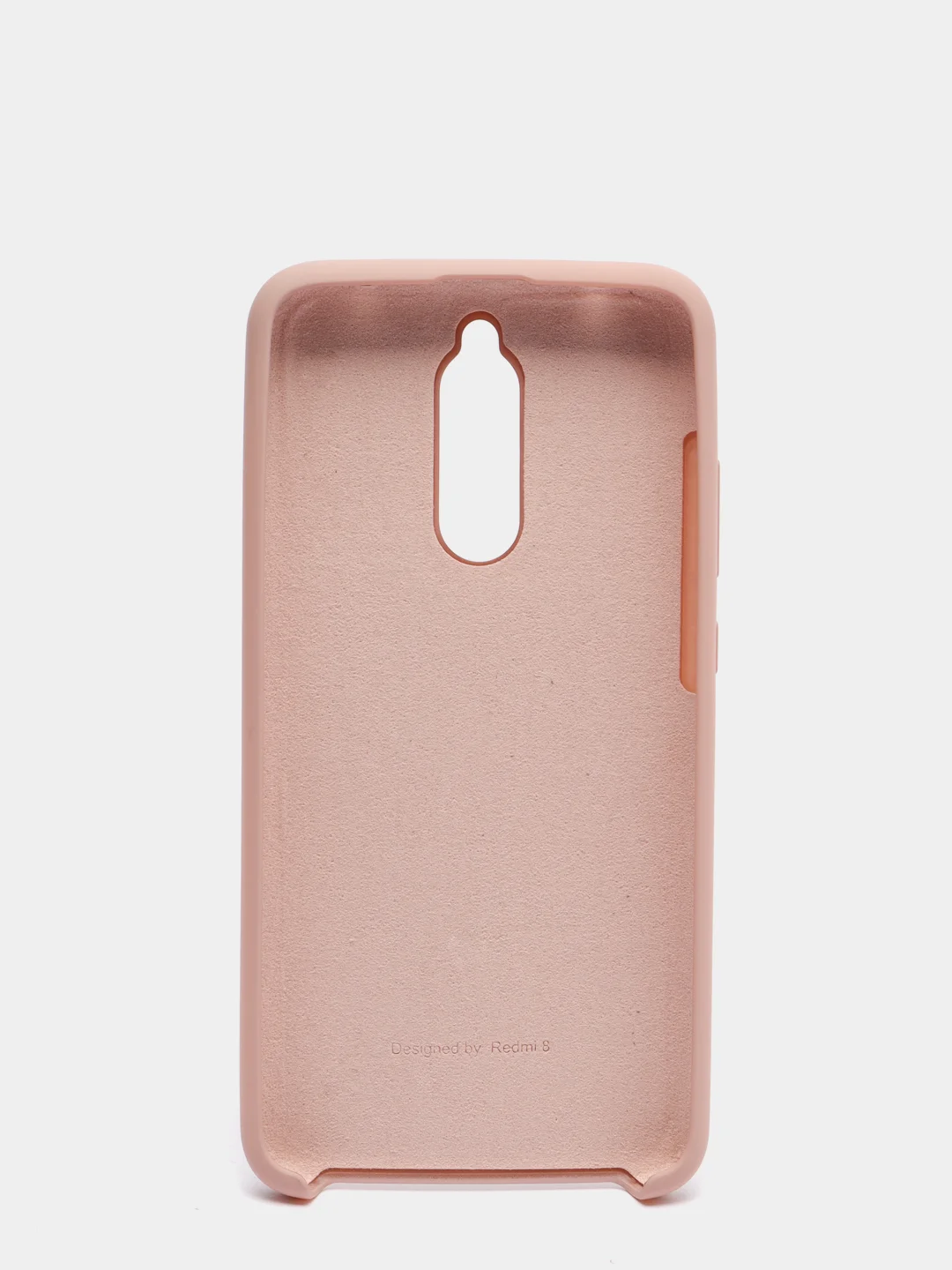 Бежевый чехол с бархатом внутри для Xiaomi Redmi 8