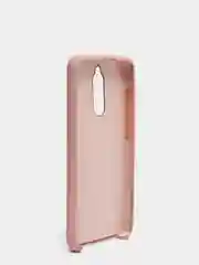 Бежевый чехол с бархатом внутри для Xiaomi Redmi 8