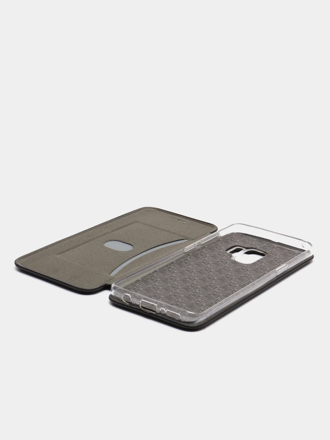 Черный чехол книжка на SAMSUNG S9