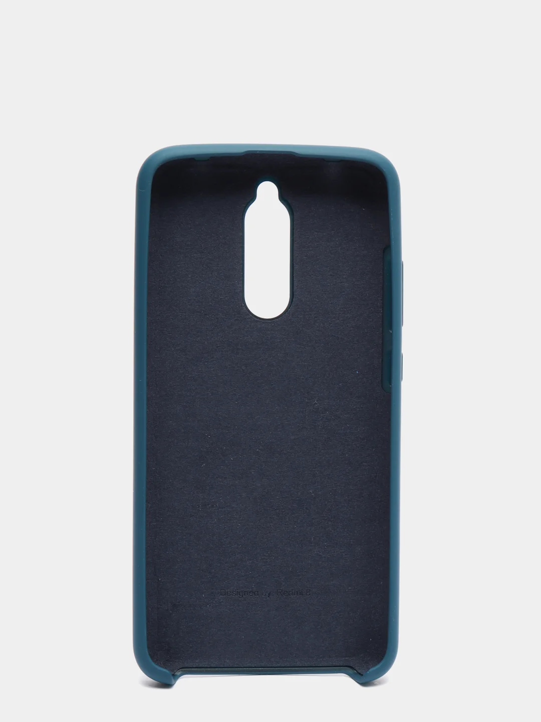 Синий меланж чехол с бархатом внутри для Xiaomi Redmi 8