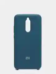 Синий меланж чехол с бархатом внутри для Xiaomi Redmi 8