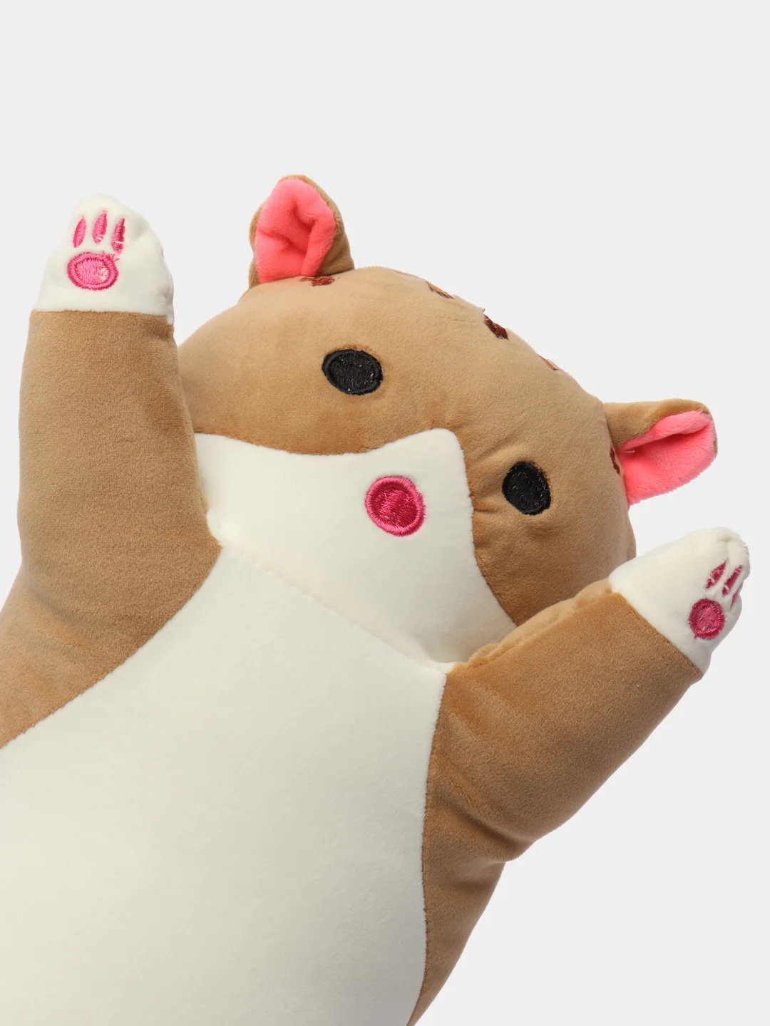 Хаки мягкая игрушка подушка Кот батон, 70 см