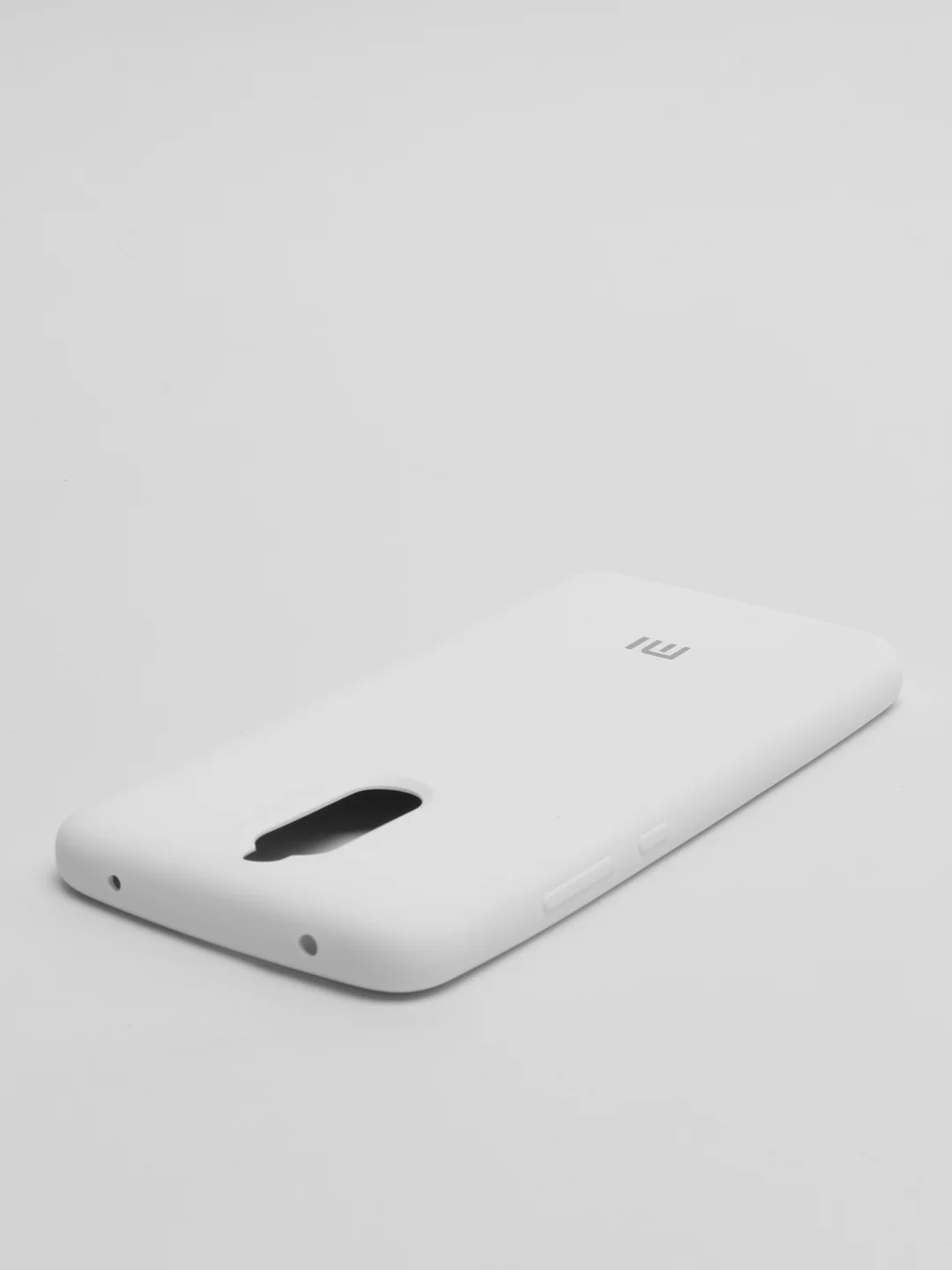 Белый чехол с бархатом внутри для Xiaomi Redmi 8