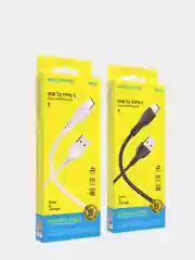Белый кабель для зарядки USB - Type-C /  USB - Lightning(Apple Iphone)/ Micro, Borofone BX51