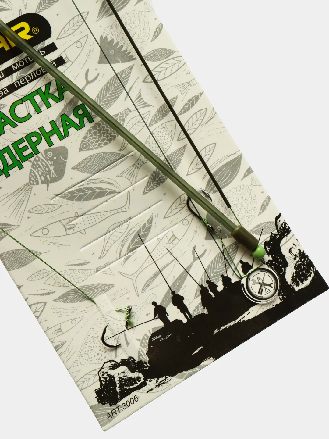 Зеленый оснастка фидерная готовая
