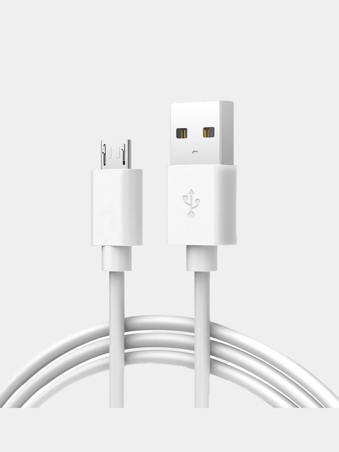 Белый кабель Micro USB для Android, длина 1 метр