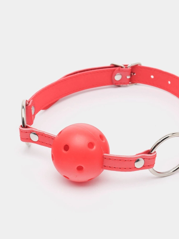Кляп в рот с мячиком для БДСМ, ролевых игр, косплея,шарик-кляп BDSM, 3 цвета