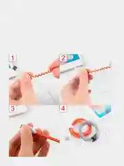 Защита для кабеля, обмотка разных цветов