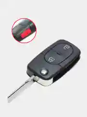 Ключ выкидной VOLKSWAGEN 2 кнопки + panic (корпус)
