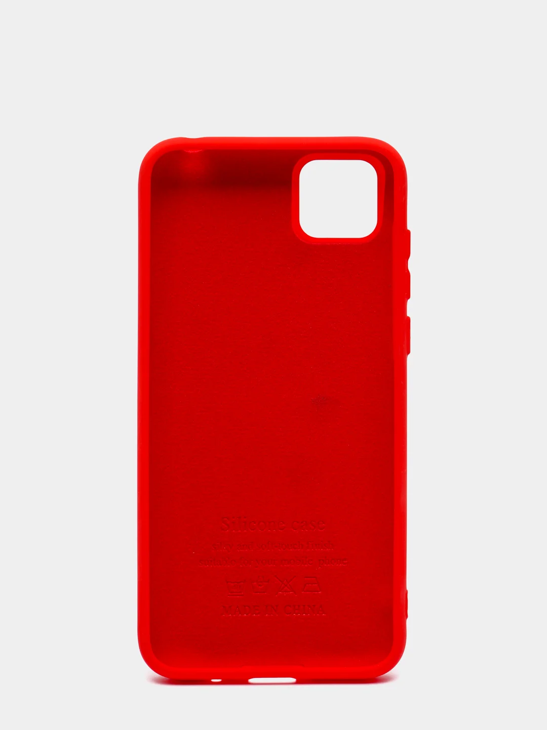Красный чехол Silikone Case HONOR 9A / HUAWEI P40 LITE E / HONOR 9C, HONOR 9S / HUAWEI Y5P