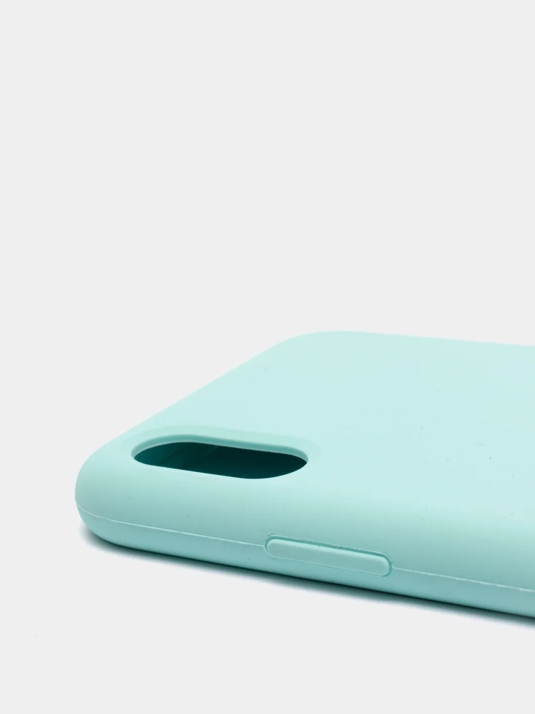 Бирюзовый силиконовый чехол для iPhone X/XS