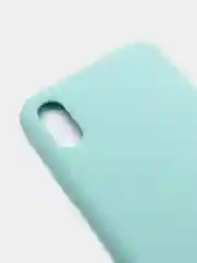 Бирюзовый силиконовый чехол для iPhone X/XS