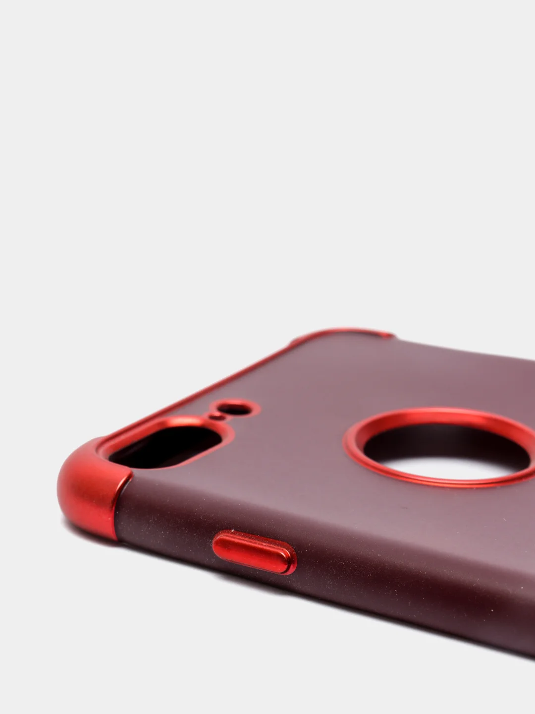 Багровый силиконовый чехол iPhone 7plus iPhone 8 plus