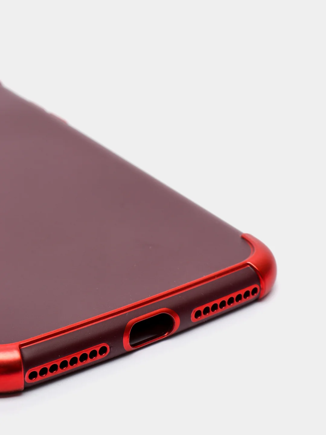 Багровый силиконовый чехол iPhone 7plus iPhone 8 plus