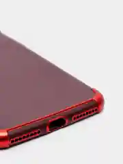 Багровый силиконовый чехол iPhone 7plus iPhone 8 plus