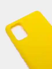 Желтый силиконовый чехол для Samsung