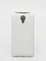 Белый флип-чехол для Micromax
