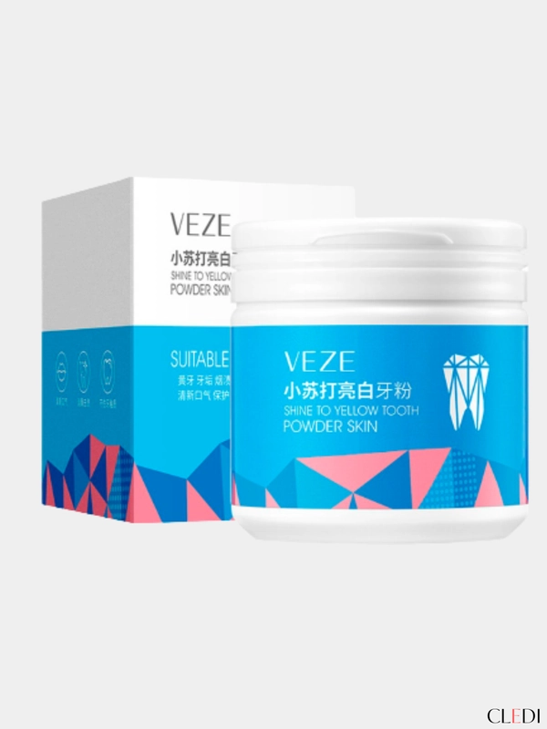 Отбеливающий зубной порошок с пищевой содой SHINE TO YELLOW TOOTH POWDER SKIN M