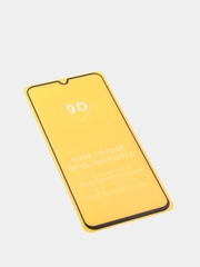 Защитное стекло для Samsung A12, A02, A03 Core, A02s, M12, M02 с черной рамкой