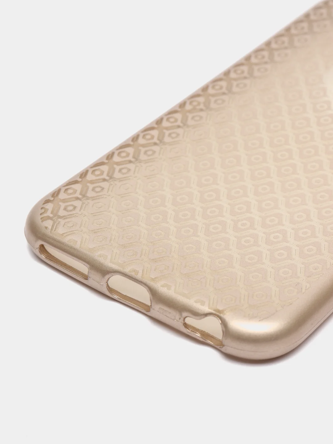 Бежевый чехол силиконовый для iPhone 6/6s, защитный, кружево