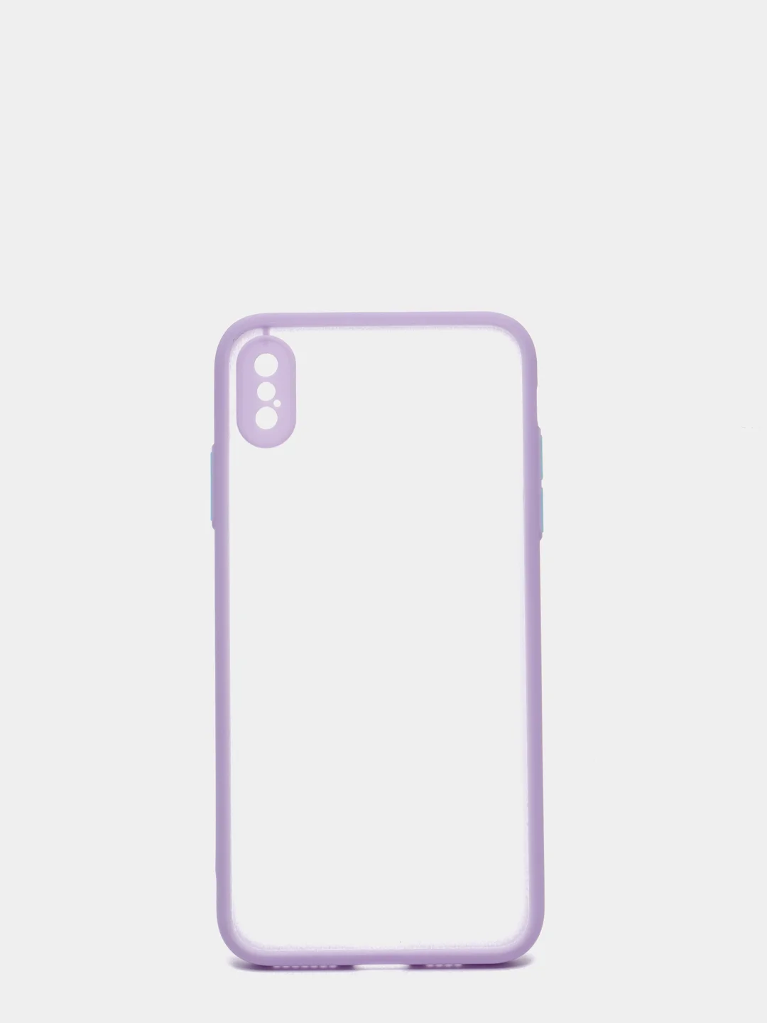 Лавандовый силиконовый противоударный чехол для Iphone XS MAX