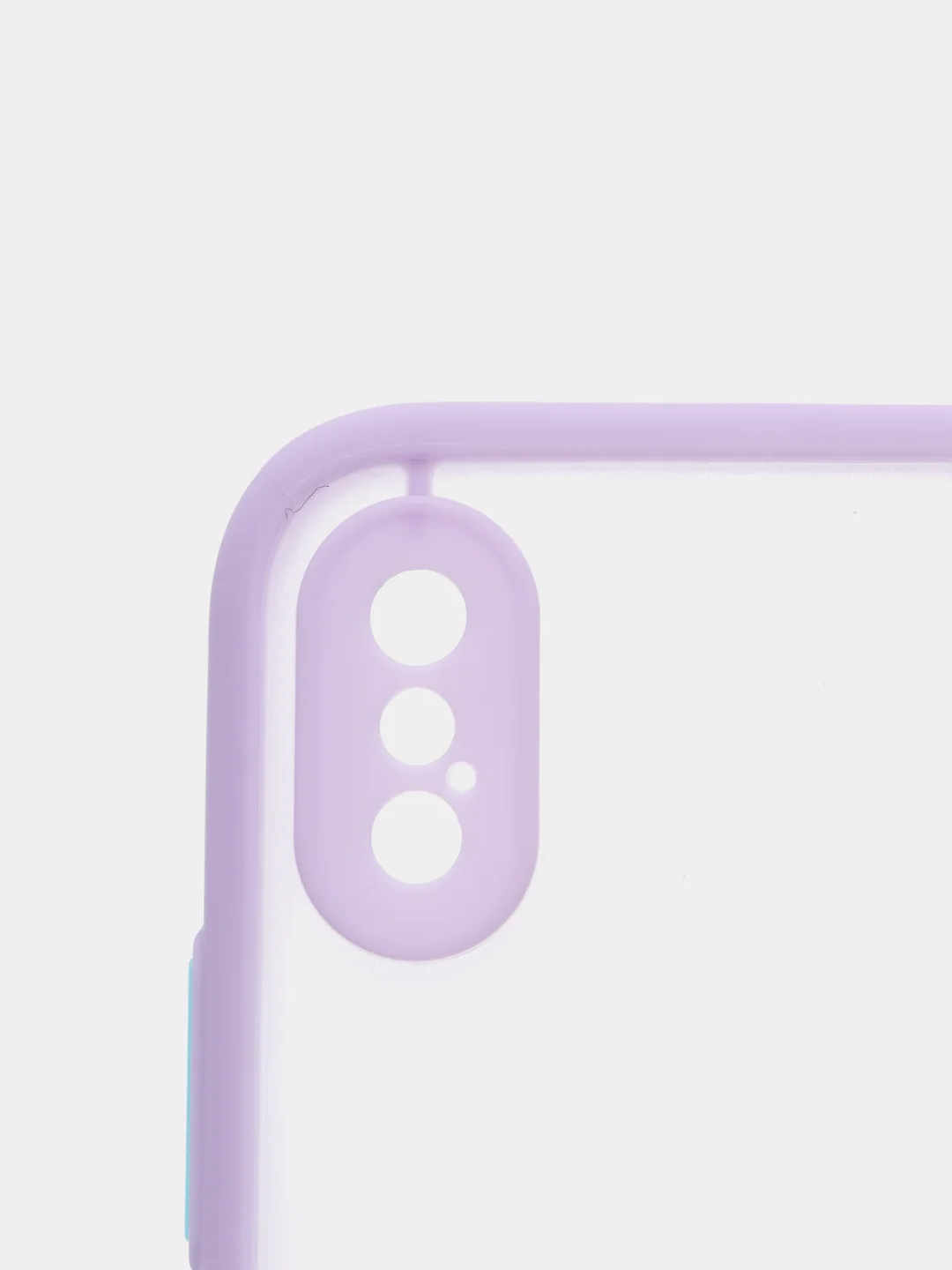 Лавандовый силиконовый противоударный чехол для Iphone XS MAX