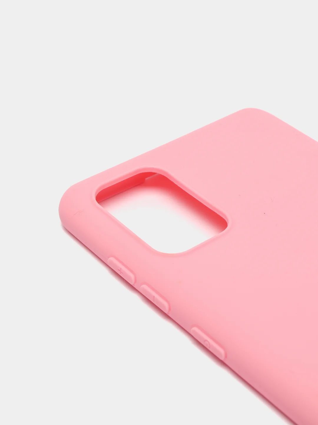 Розовый силиконовый чехол для Samsung