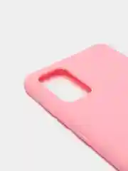 Розовый силиконовый чехол для Samsung