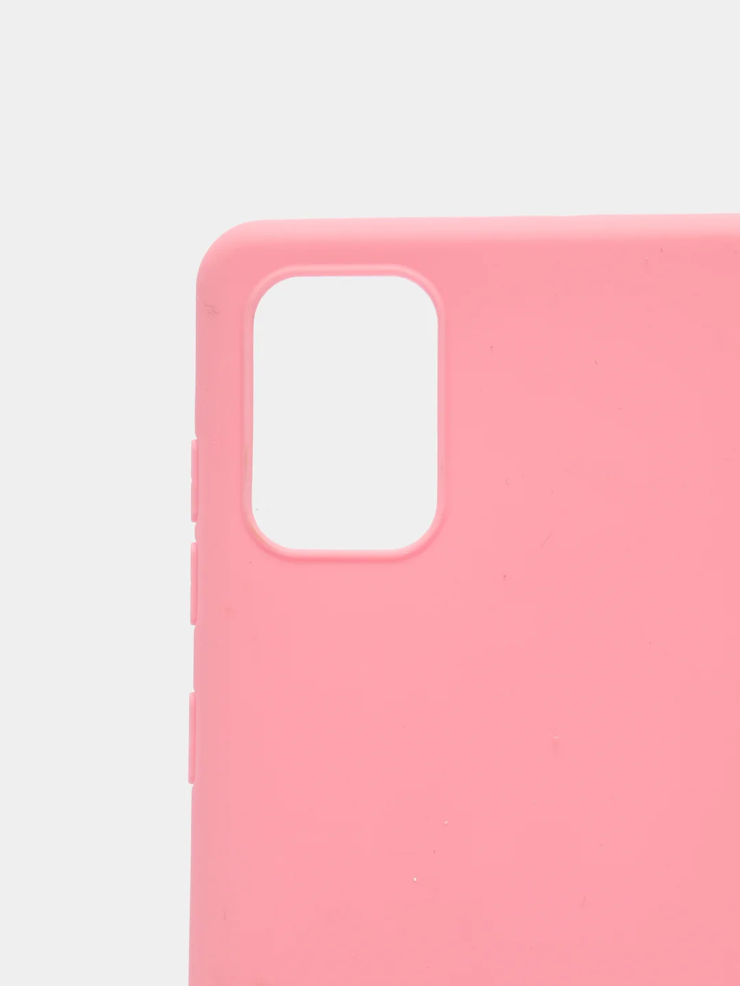 Розовый силиконовый чехол для Samsung