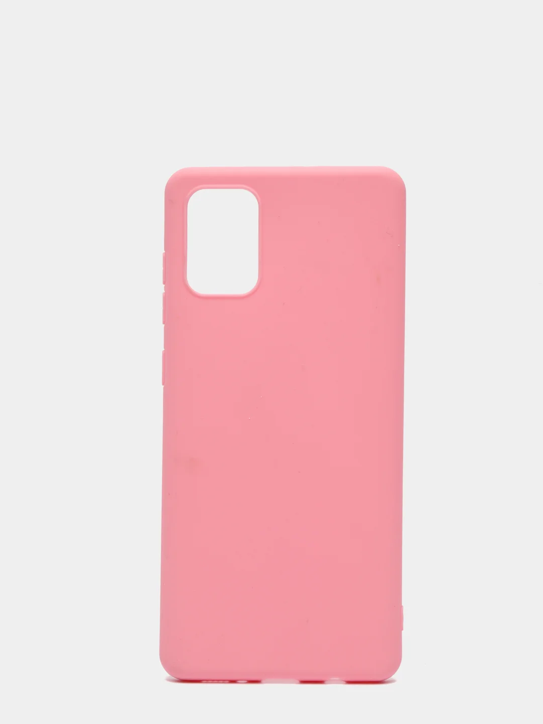 Розовый силиконовый чехол для Samsung