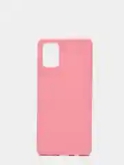 Розовый силиконовый чехол для Samsung